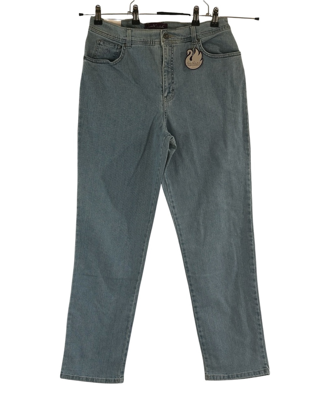 NWT Gloria Vanderbilt Amanda Stretch Classic Fit Light Wash Tapered Jeans